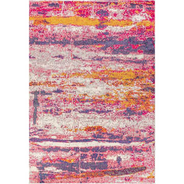 Contemporary Pop Modern Abstract Brushstroke Area Rug